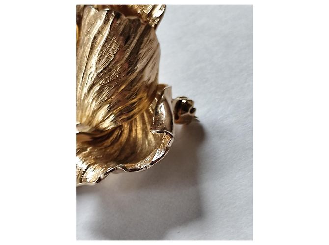 Spilla Christian Dior placcata oro Gold hardware - vista 8
