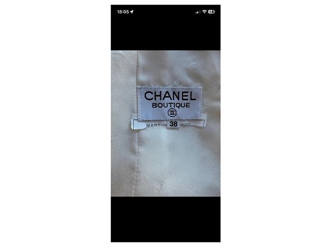 Completo Chanel Giacca e Gonna Crudo - vista 4