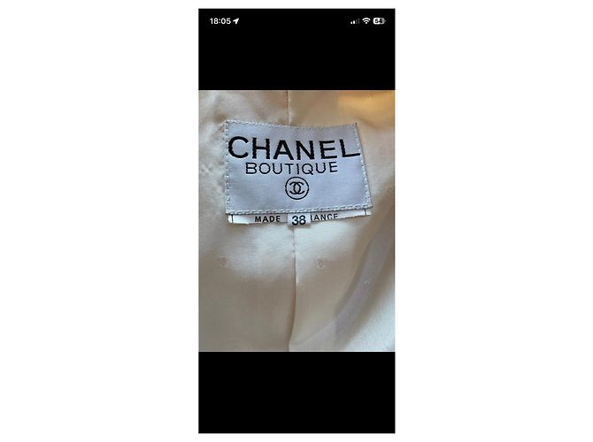 Completo Chanel Giacca e Gonna Crudo - vista 5