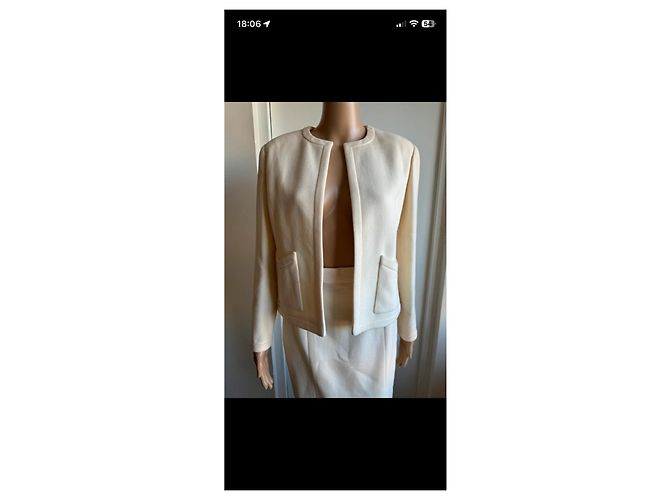 Completo Chanel Giacca e Gonna Crudo - vista 6