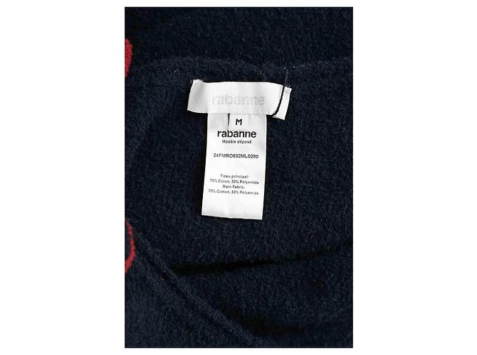 Paco Rabanne Vestido de algodón azul marino - Ansicht 6