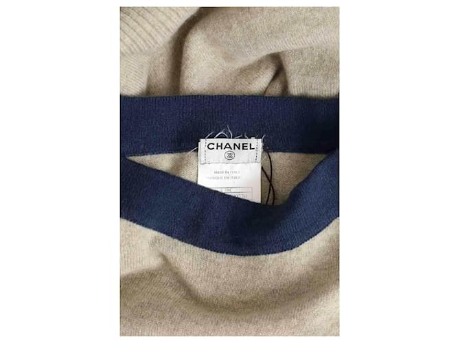 Chanel Vestido de cachemira gris - vista 6