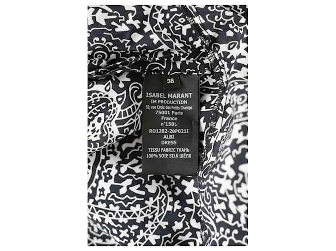 Isabel Marant Abito in seta nero - vista 4
