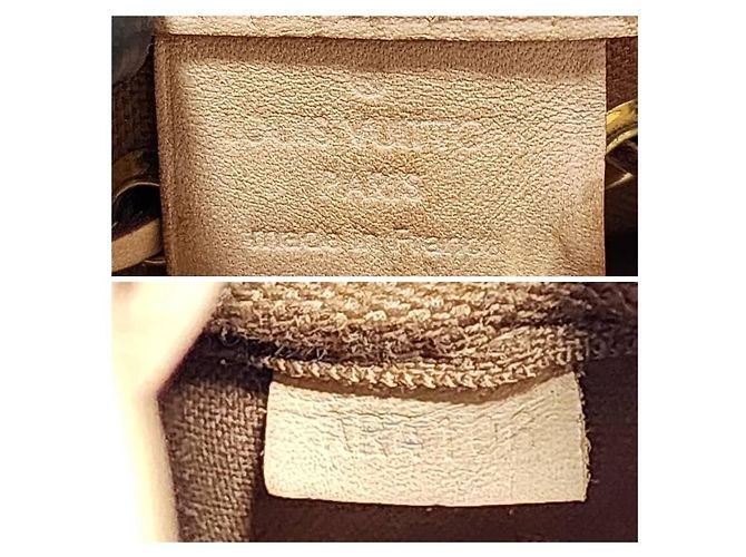LOUIS VUITTON Borsa a secchiello Nano Noé Monogram Beige/Marrone - vista 2