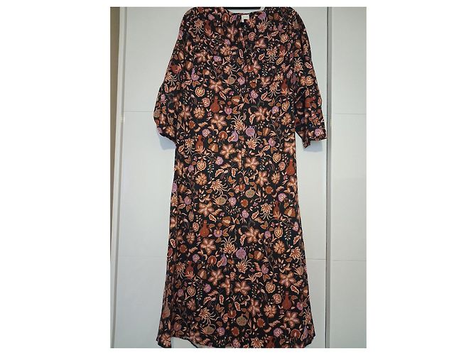 Des Petits Hauts Langes Kleid mit Blumenmuster - Ansicht 3