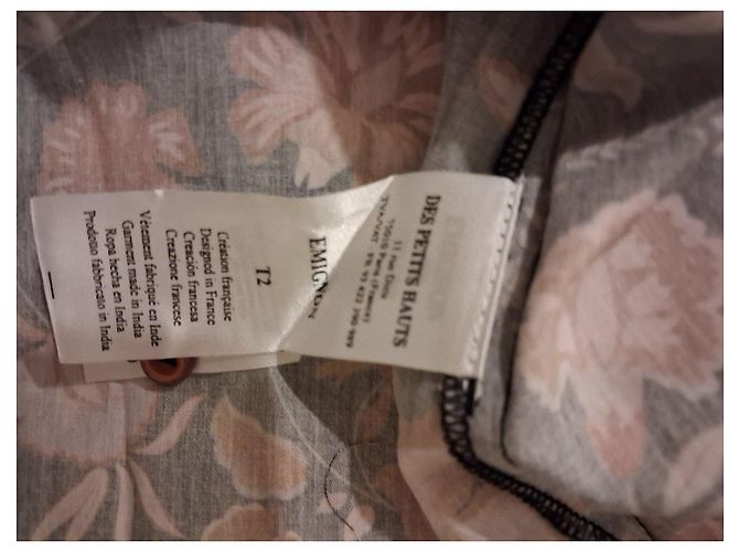 Des Petits Hauts Langes Kleid mit Blumenmuster - Ansicht 5