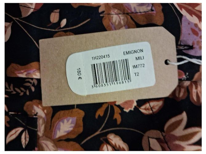 Des Petits Hauts Langes Kleid mit Blumenmuster - Ansicht 7