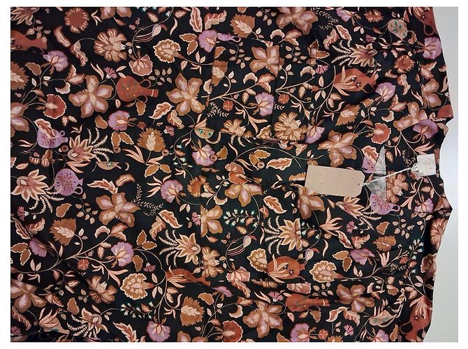 Des Petits Hauts Langes Kleid mit Blumenmuster - Ansicht 8