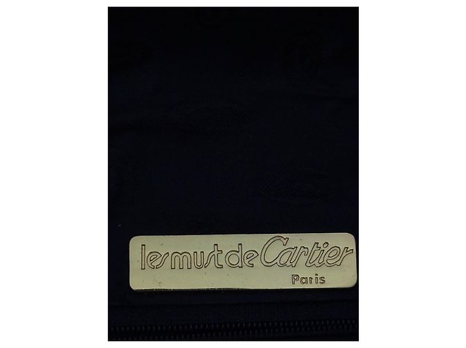 Borsa a Spalla in Pelle Must de Cartier Paris Nero - vista 5