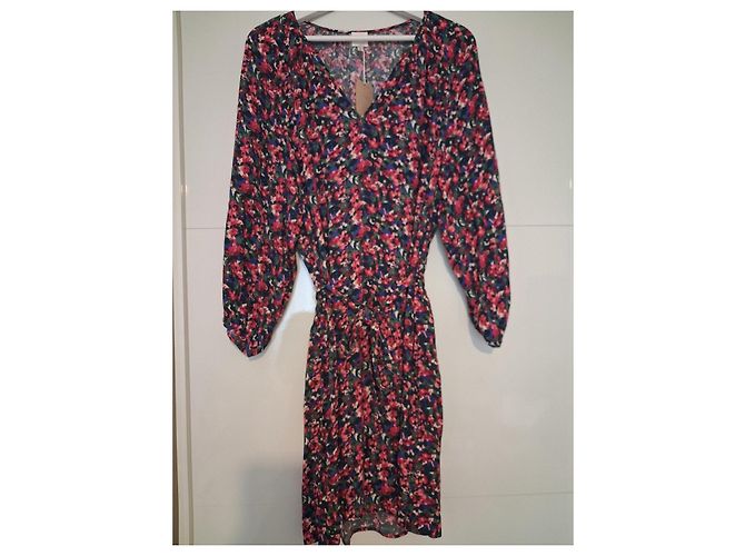 Des Petits Hauts Langes Kleid mit Blumenmuster - Ansicht 2