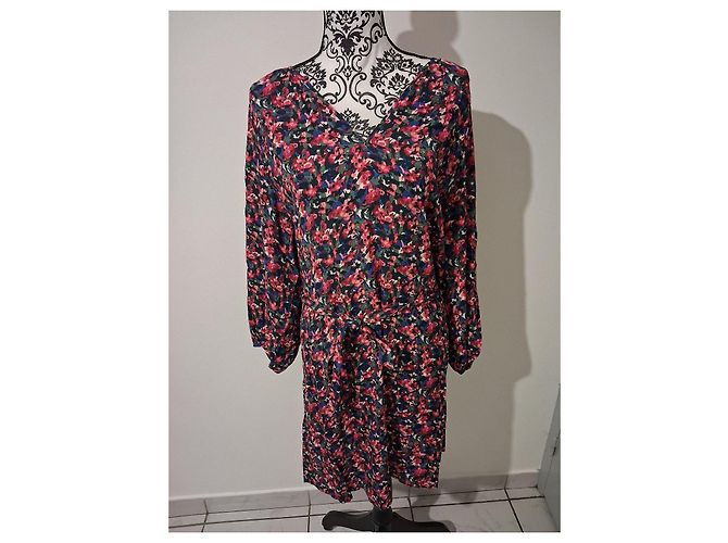 Des Petits Hauts Langes Kleid mit Blumenmuster - Ansicht 3
