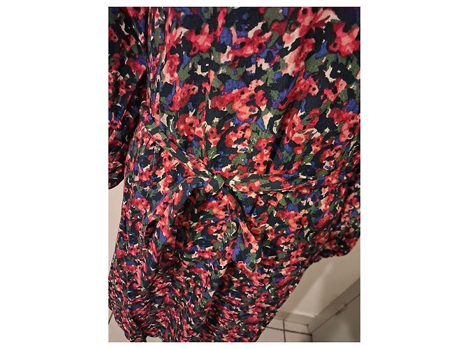 Des Petits Hauts Langes Kleid mit Blumenmuster - Ansicht 4