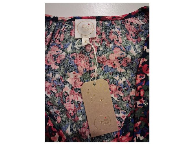 Des Petits Hauts Langes Kleid mit Blumenmuster - Ansicht 6