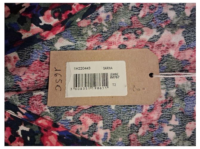 Des Petits Hauts Langes Kleid mit Blumenmuster - Ansicht 8