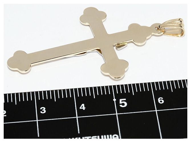 Autre Marque Pendente a Croce Au750 D'oro - vista 3