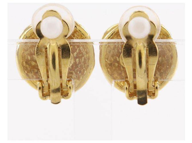 Timeless Orecchini vintage a clip Coco Mark di Chanel D'oro - vista 3