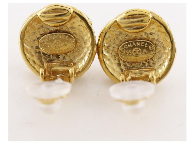 Timeless Orecchini vintage a clip Coco Mark di Chanel D'oro - vista 4