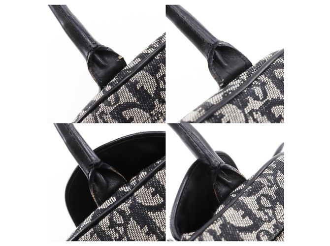 Borsa Double Saddle Christian Dior Blu navy - vista 13