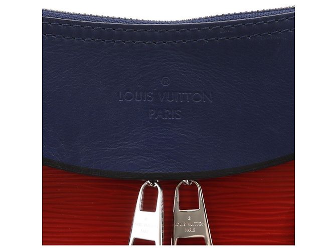 Borsa Tote Tuileries di Louis Vuitton Rosso Blu navy - vista 12