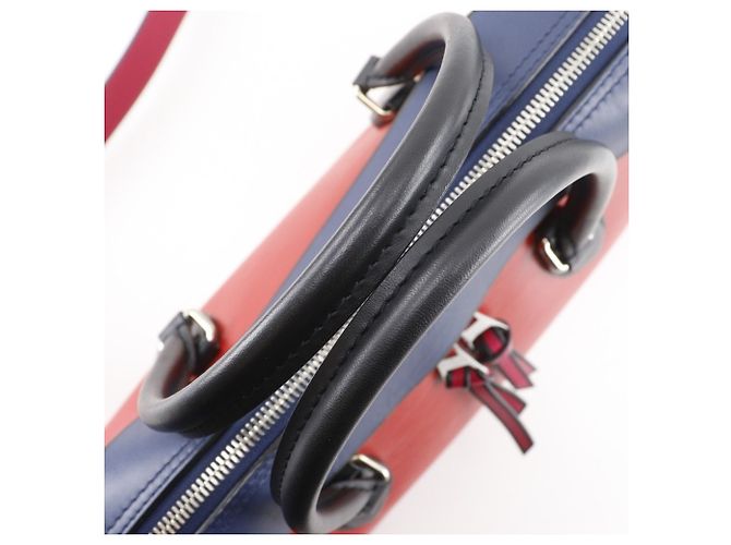 Borsa Tote Tuileries di Louis Vuitton Rosso Blu navy - vista 5