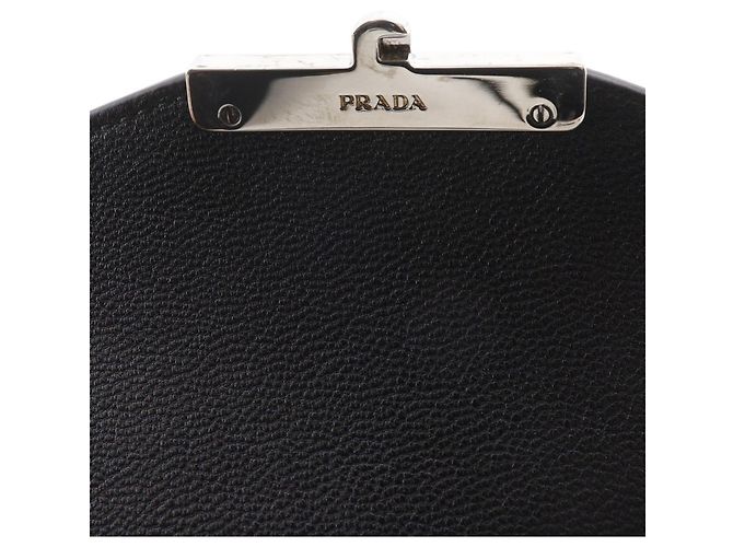 Borsa a spalla 2 in 1 Saffiano BN924K di Prada Rosso Arancione - vista 12