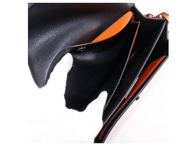Borsa a spalla 2 in 1 Saffiano BN924K di Prada Rosso Arancione - vista 6