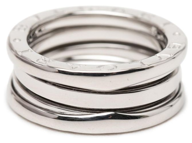 Bulgari Anello Bzero1 a due bande in oro bianco 18K per donne Bvlgari - vista 2