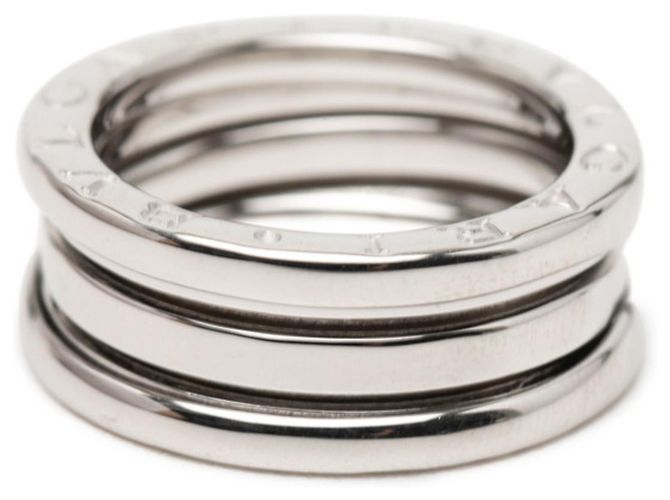 Bulgari Anello Bzero1 a due bande in oro bianco 18K per donne Bvlgari - vista 3