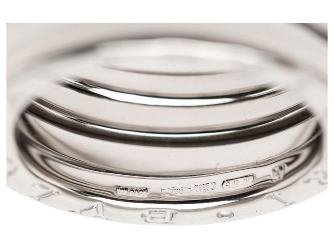 Bulgari Anello Bzero1 a due bande in oro bianco 18K per donne Bvlgari - vista 5