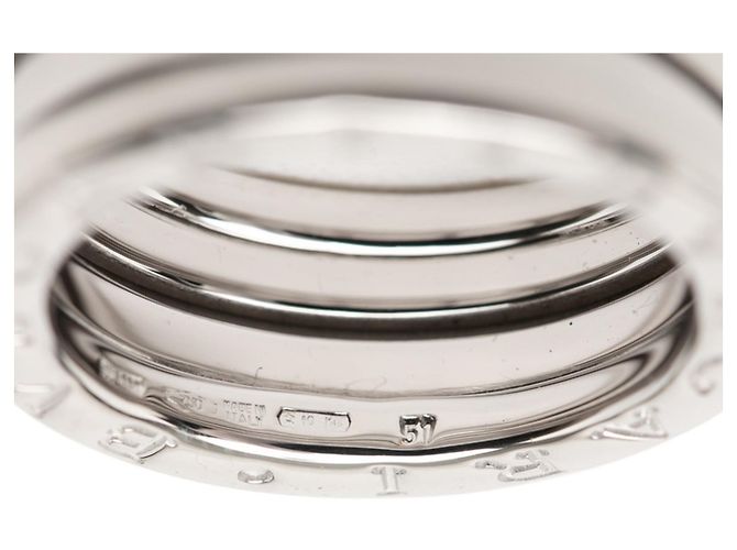 Bulgari Anello Bzero1 a due bande in oro bianco 18K per donne Bvlgari - vista 6