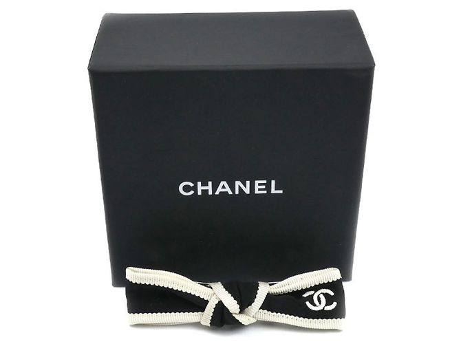 Accessorio per capelli con fiocco in seta Coco Mark di Chanel Nero Bianco - vista 6