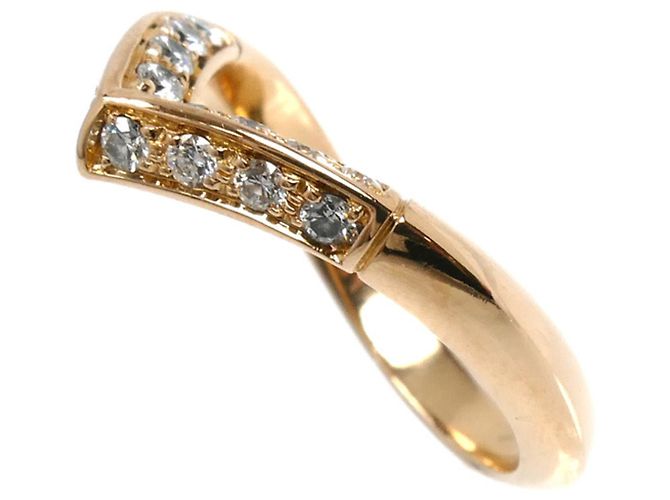 Anello in oro rosa 18K con diamanti Louis Vuitton - vista 2