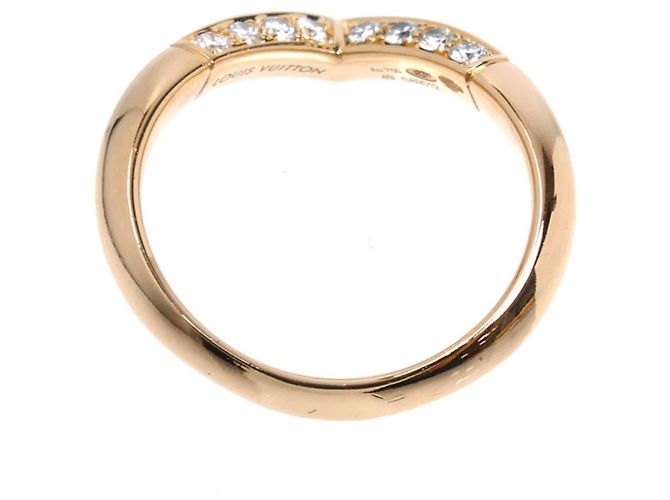 Anello in oro rosa 18K con diamanti Louis Vuitton - vista 4