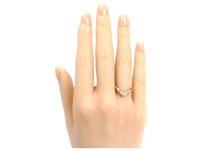 Anello in oro rosa 18K con diamanti Louis Vuitton - vista 7