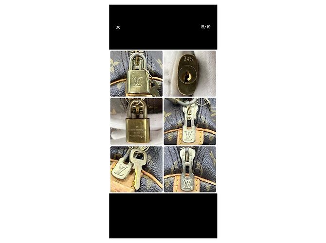 Louis Vuitton Borsa da Viaggio Keepall 55 Marrone - vista 11