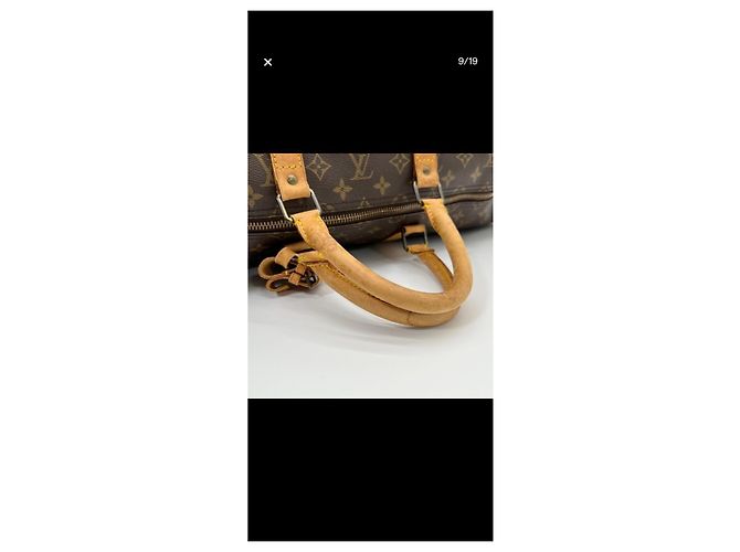 Louis Vuitton Borsa da Viaggio Keepall 55 Marrone - vista 6