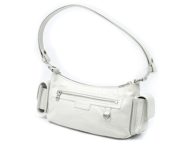Borsa a Spalla Super Busy di Balenciaga Bianco - vista 2