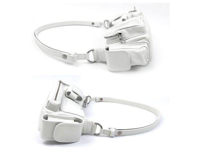 Borsa a Spalla Super Busy di Balenciaga Bianco - vista 3