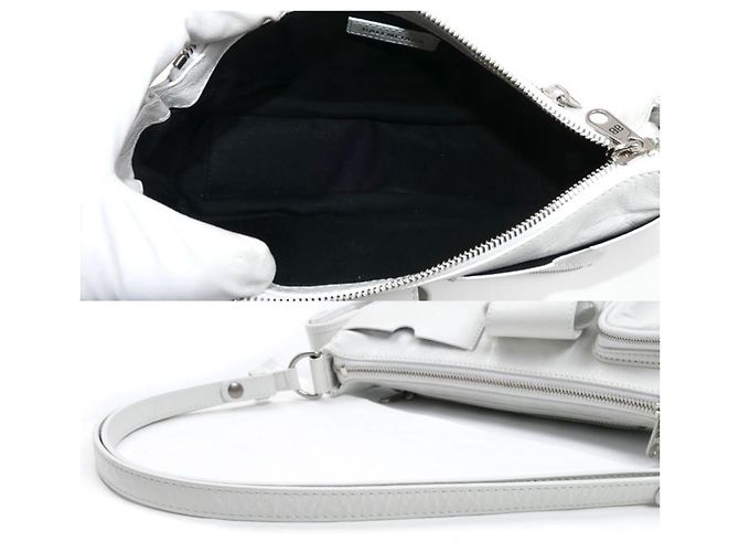 Borsa a Spalla Super Busy di Balenciaga Bianco - vista 5