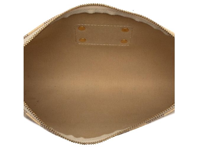 Borsa a spalla Eva con catena Damier Azur di Louis Vuitton Bianco - vista 5
