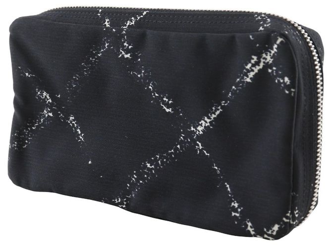 Pochette da viaggio Chanel, astuccio per gioielli A11824 Nero - vista 2