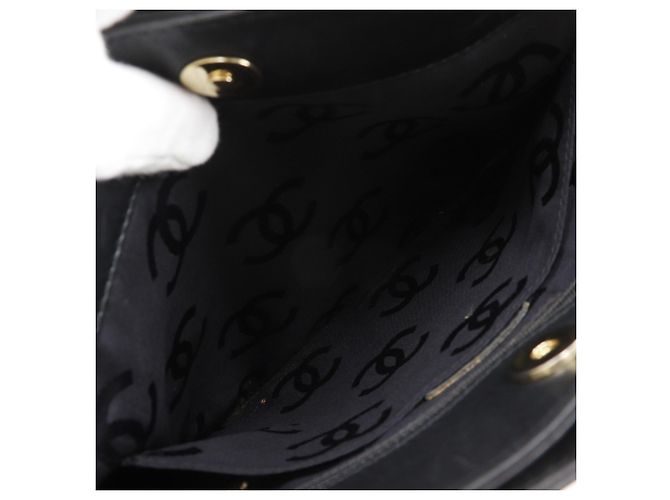 Borsa Wild Stitch in pelle di vitello nera CHANEL Nero - vista 10