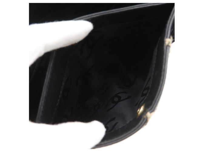 Borsa Wild Stitch in pelle di vitello nera CHANEL Nero - vista 8