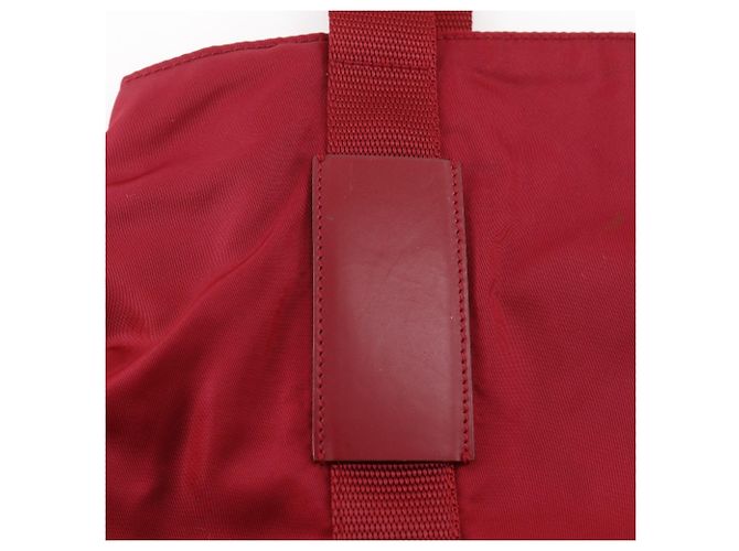 Rote Nylon-Tote von Prada B10310 - Ansicht 13