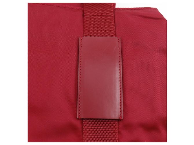 Rote Nylon-Tote von Prada B10310 - Ansicht 14