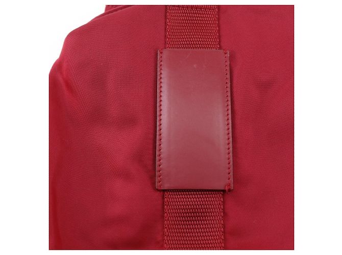 Rote Nylon-Tote von Prada B10310 - Ansicht 16