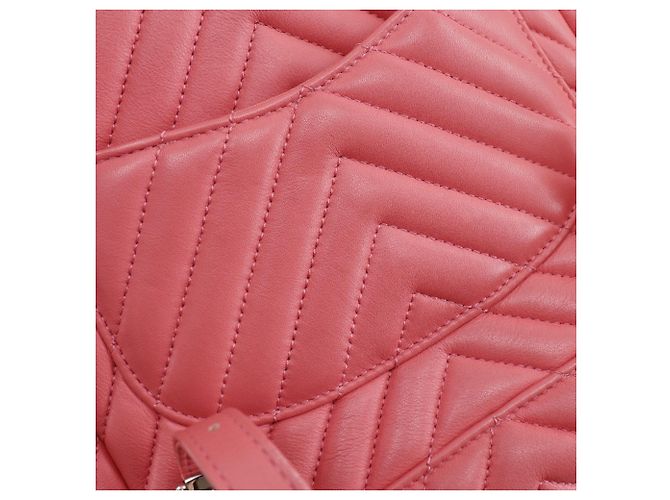 Zaino Chevron Chanel Rosa - vista 11