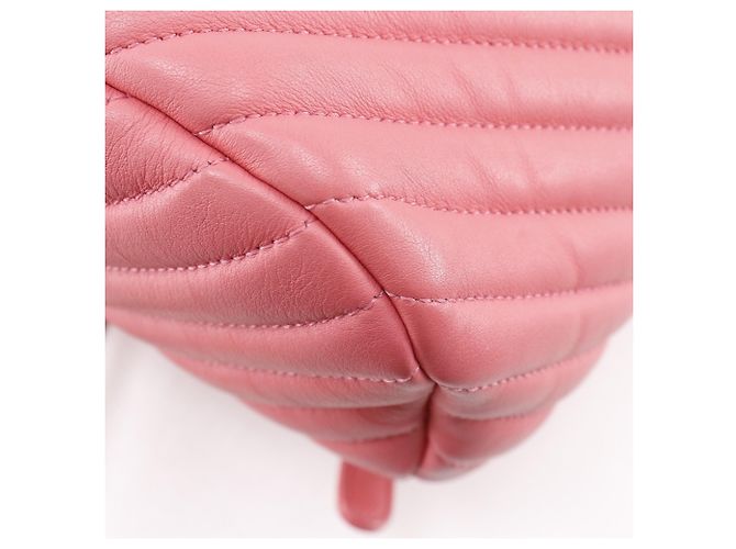 Zaino Chevron Chanel Rosa - vista 5