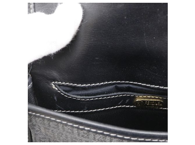 Borsa a Spalla Fendi Zucchino Marrone - vista 14