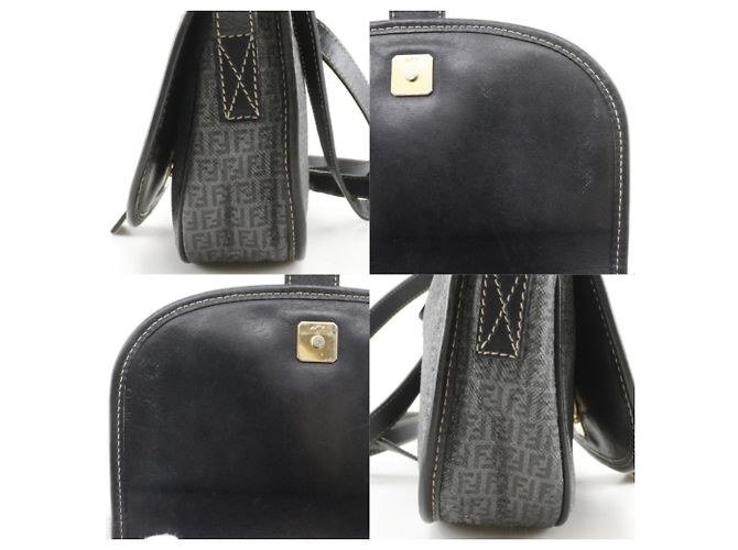 Borsa a Spalla Fendi Zucchino Marrone - vista 19